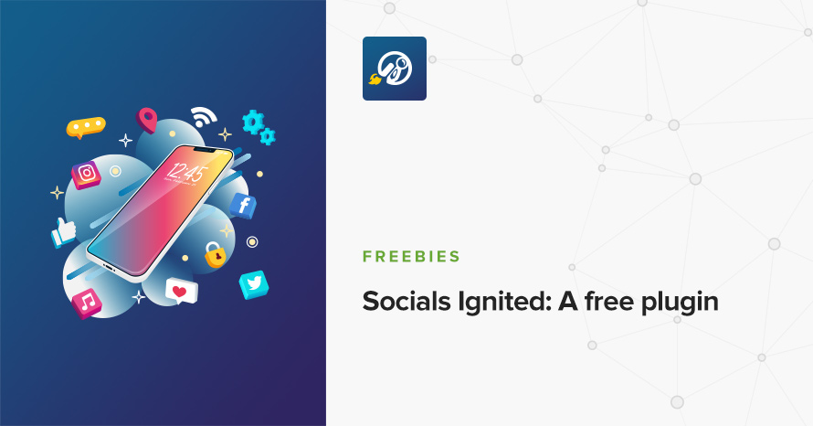 Socials Ignited: A free plugin WordPress template
