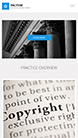 Screenshot of Law theme for WordPress Factum on Smartphone