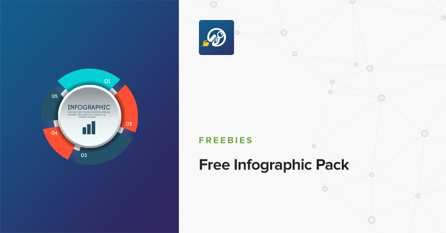 Free Infographic Pack WordPress template