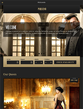 Screenshot of Hotel WordPress theme Philoxenia on Mini Tablet