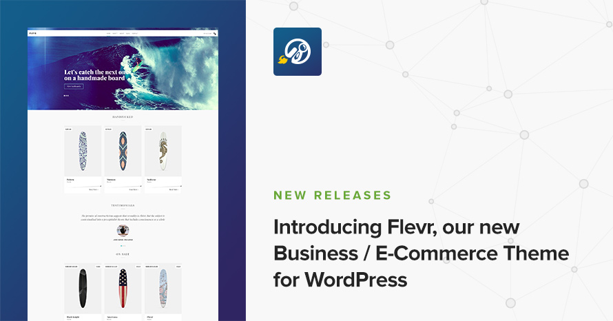 Introducing Flevr, our new Business / E-Commerce Theme for WordPress WordPress template