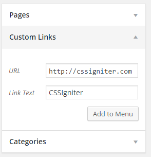 Custom link shop