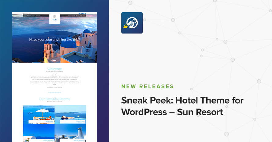 Sneak Peek: Hotel Theme for WordPress – Sun Resort WordPress template