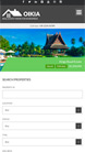 Screenshot of Real Estate WordPress theme Oikia on Smartphone
