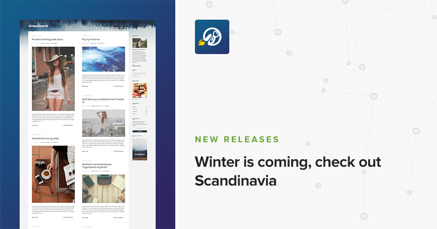 Winter is coming, check out Scandinavia WordPress template