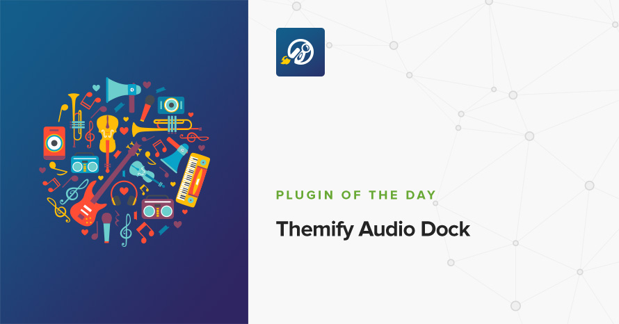 Themify Audio Dock WordPress template