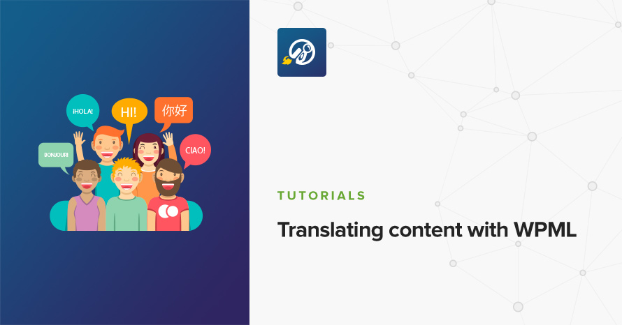 Translating content with WPML WordPress template