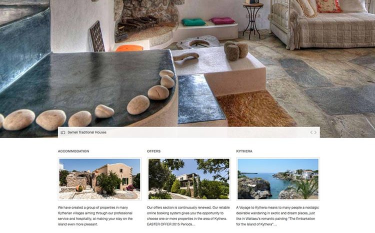 Filoxenes Katoikies WordPress template