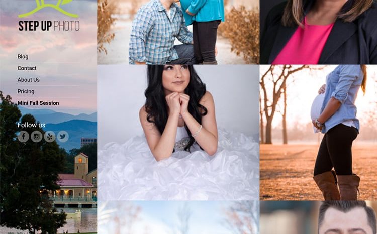 Step Up Photo WordPress template