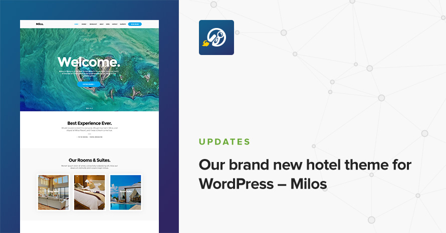 Our brand new hotel theme for WordPress – Milos WordPress template