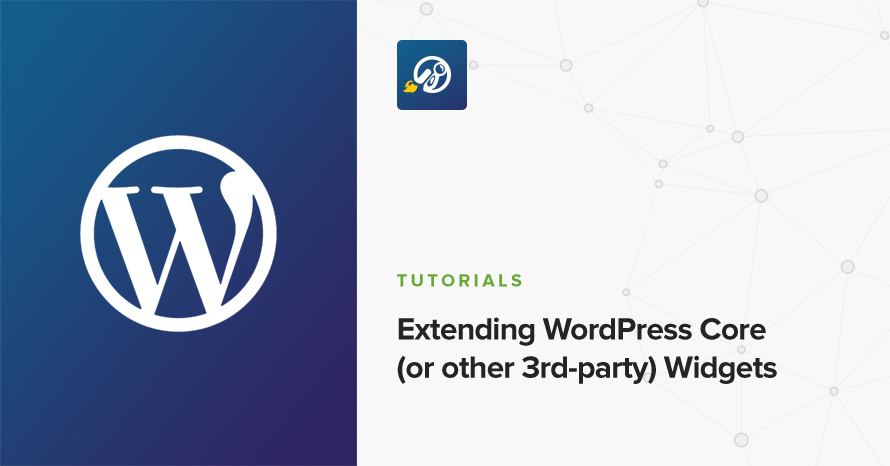 Extending WordPress Core (or other 3rd-party) Widgets WordPress template