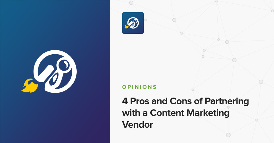 4 Pros and Cons of Partnering with a Content Marketing Vendor WordPress template
