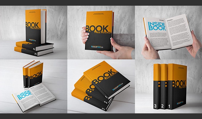 Free Premium Luxury Book Mockup  Book cover mockup, Book cover