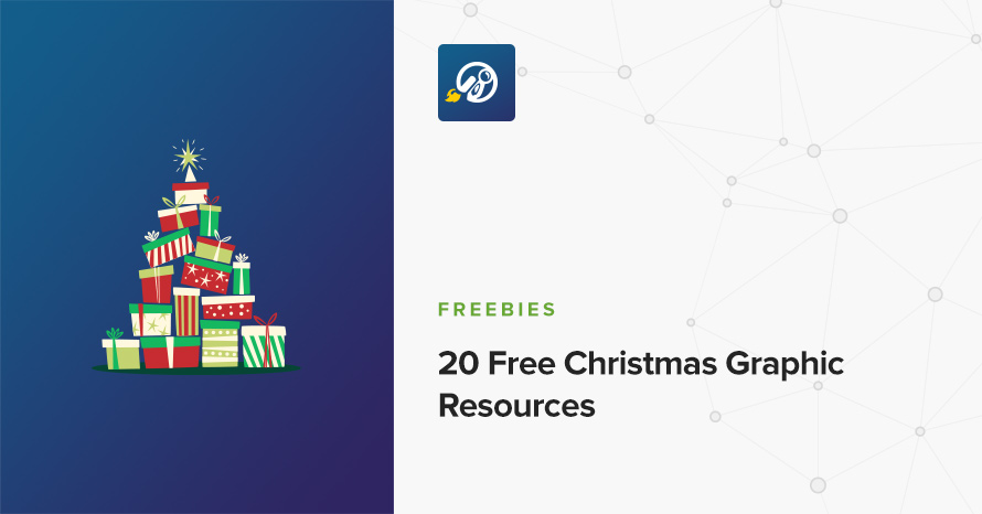 20 Free Christmas Graphic Resources WordPress template