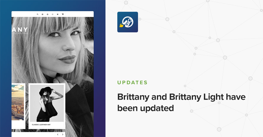 Brittany and Brittany Light have been updated WordPress template