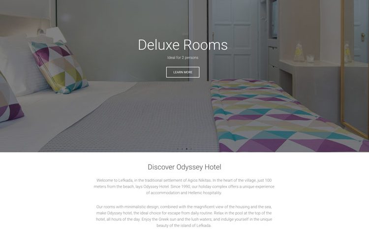 Odyssey Hotel WordPress template