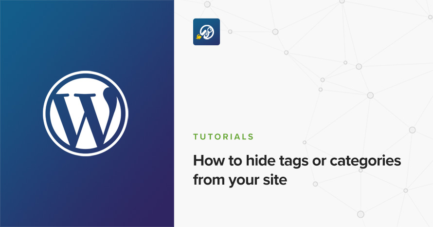 How to hide tags or categories from your site WordPress template