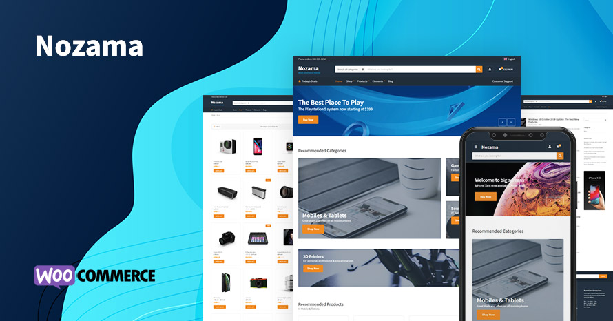 Revamp your online store with the brand new Nozama WordPress template