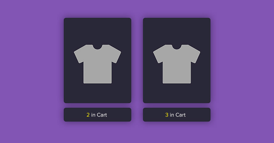 Display number of items in cart on the add to cart button WordPress template