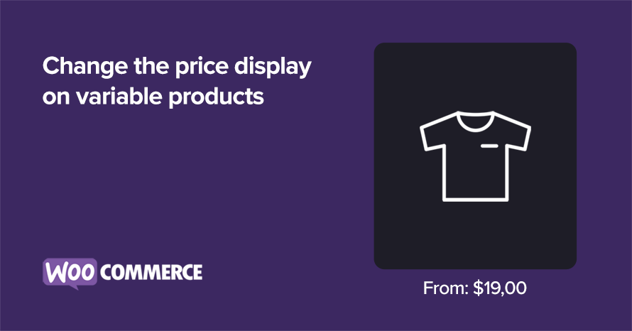 Change the price display on variable products WordPress template